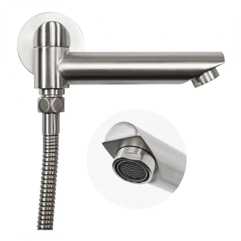 Душевая система скрытого монтажа Hansberge H6095, никель