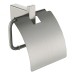 Настенный бумагодержатель с крышкой Grocenberg AC0029, никель
