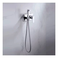 Смеситель встраиваемый с гигиеническим душем Grocenberg GB004, хром