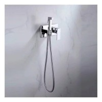 Смеситель встраиваемый с гигиеническим душем Grocenberg GB004, хром