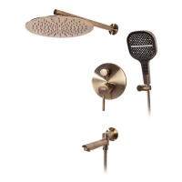 Душевая система скрытого монтажа Hansberge H6095, бронза