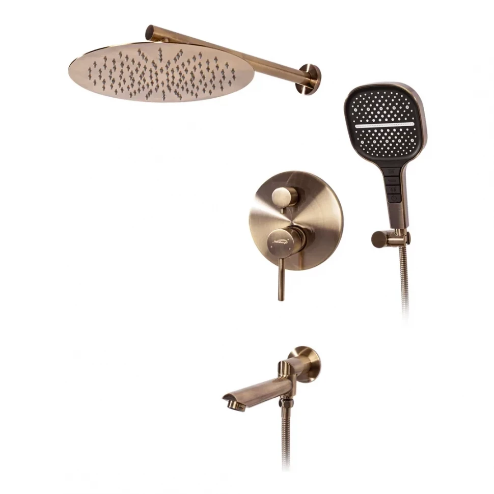 Душевая система скрытого монтажа Hansberge H6095, бронза