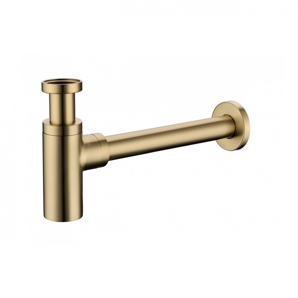 Сифон для раковины Grocenberg GB210, матовое золото