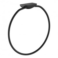 Кольцо для полотенец Grocenberg AC0063, черный матовый