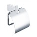 Настенный бумагодержатель с крышкой Grocenberg AC0029, хром