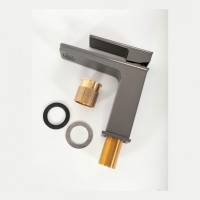 Смеситель для раковины Hansberge H1070, графит