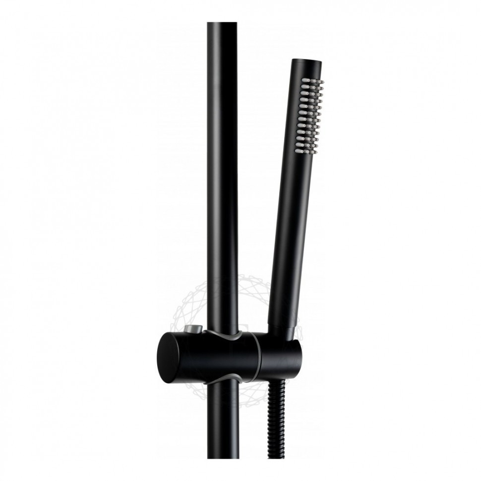 Душевая система FILARETE Roun FL2020, черный матовый