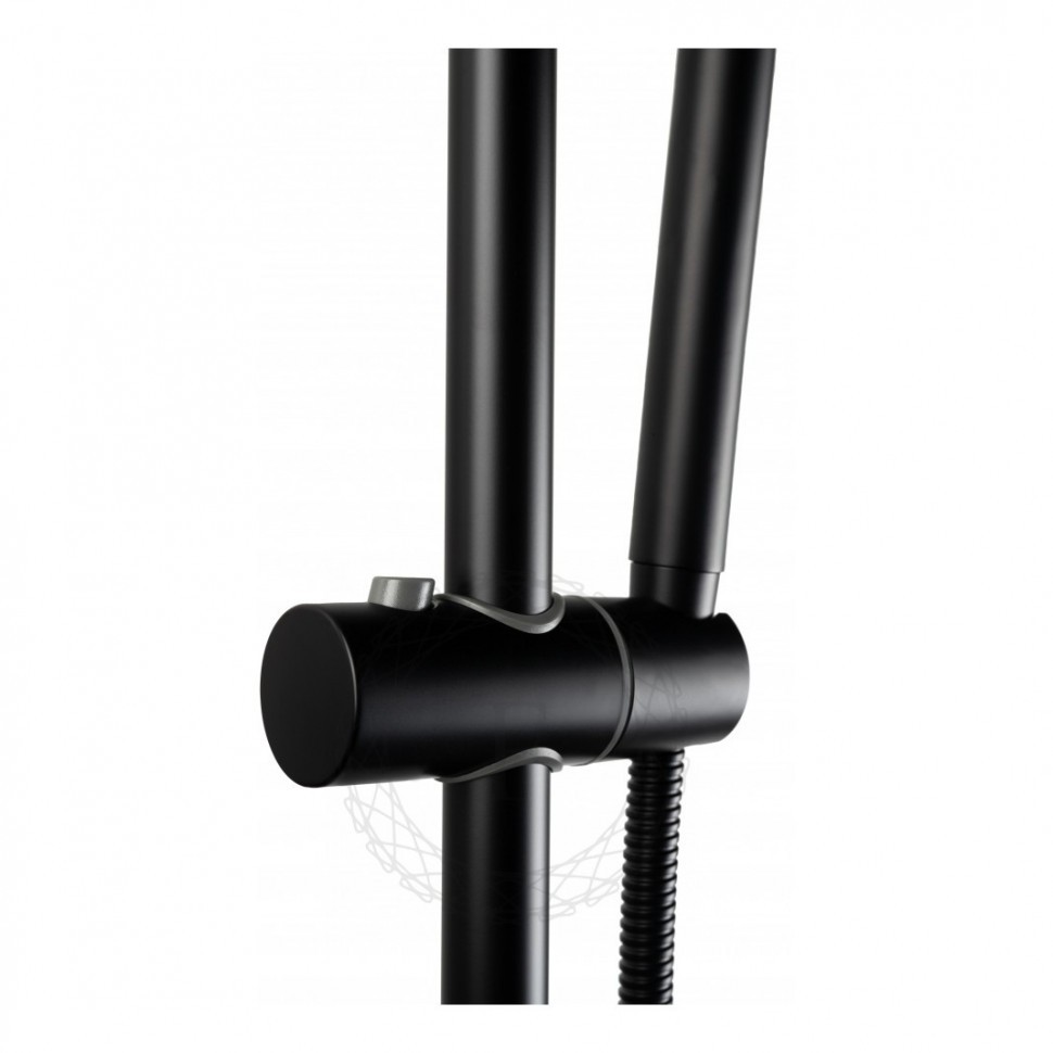 Душевая система FILARETE Roun FL2020, черный матовый