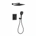 Душевая система скрытого монтажа Grocenberg GB5040, черный матовый
