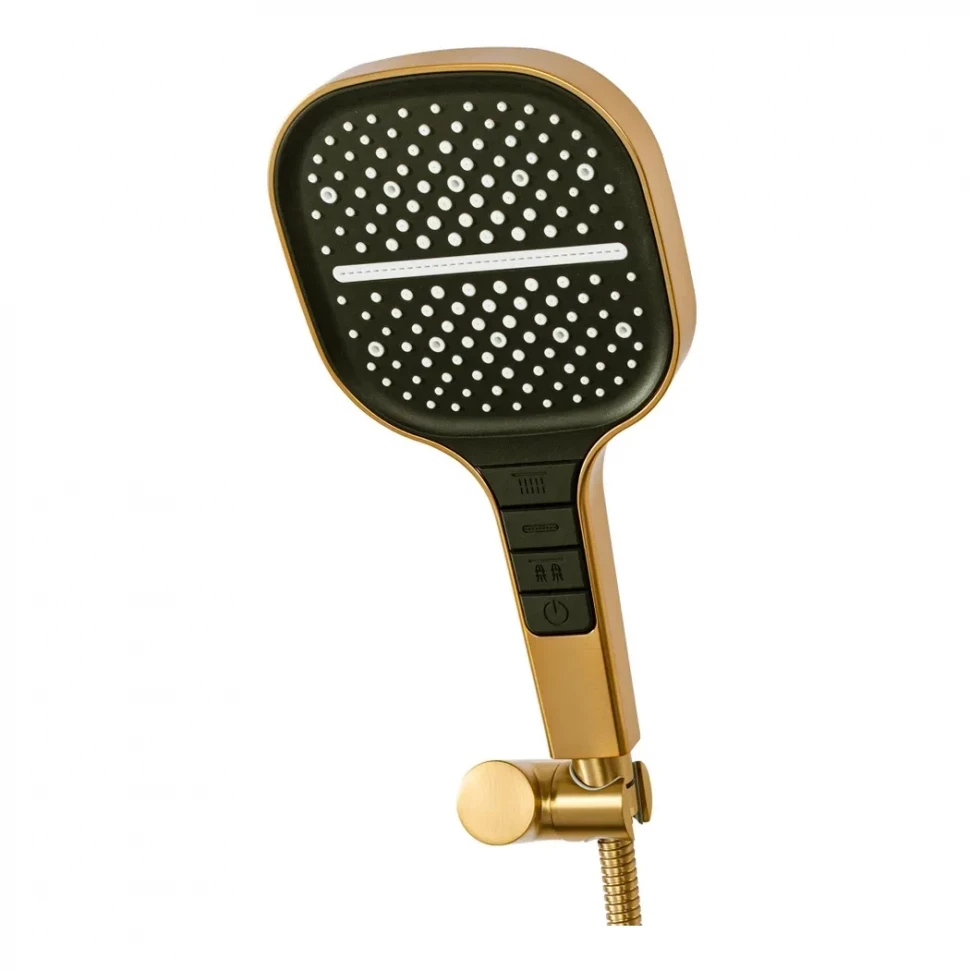 Душевая система скрытого монтажа Hansberge H6095, матовое золото