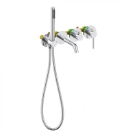 Смеситель для ванны с ручным душем Grocenberg GB5070, хром