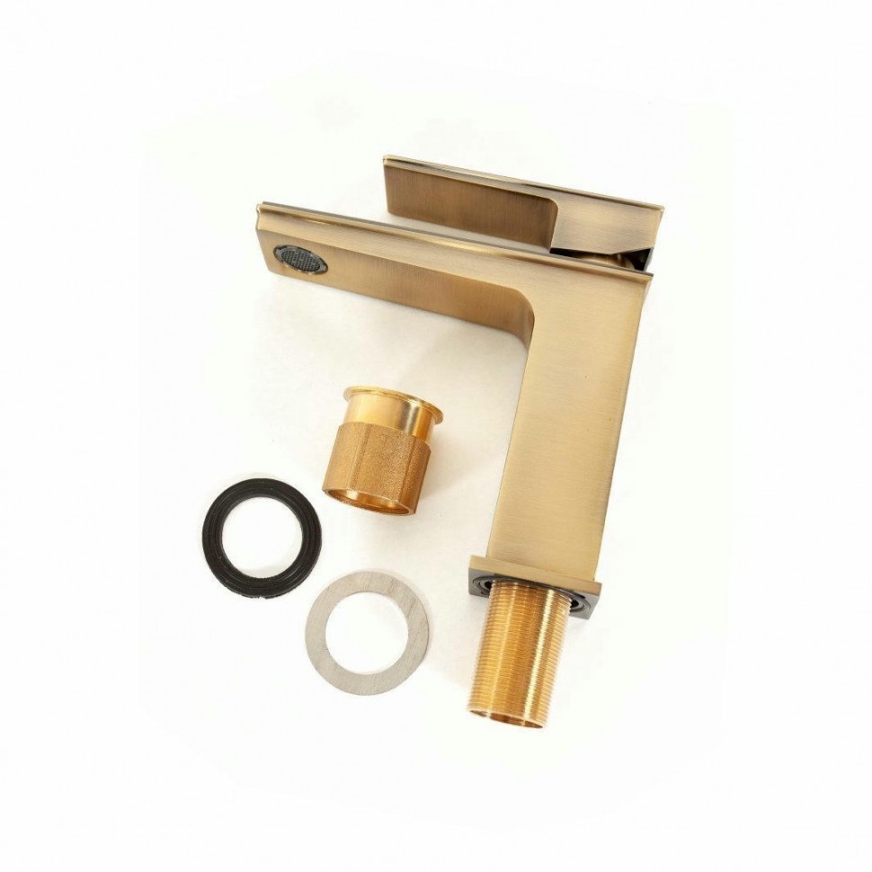 Смеситель для раковины Hansberge H1070, бронза