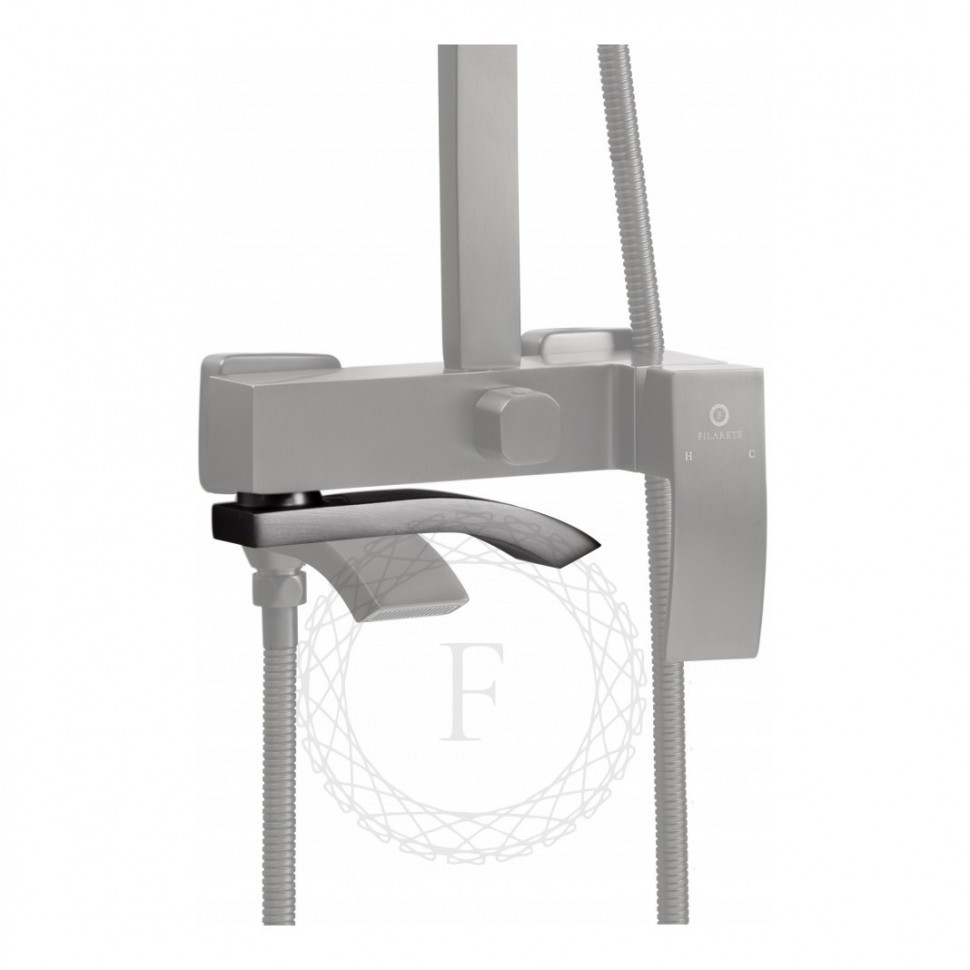 Душевая система FILARETE Waterfall FL2010, графит