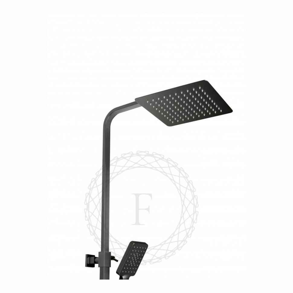 Душевая система FILARETE Waterfall FL2010, графит