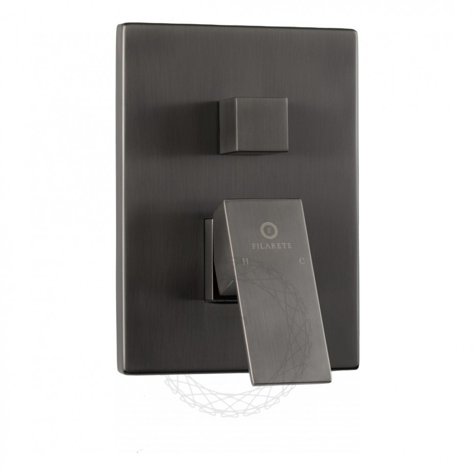 Душевая система скрытого монтажа FILARETE Fing FL1043, графит