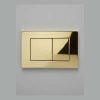 Кнопка смыва для унитаза металлическая Grocenberg KM3080GO, золото глянец Кнопка смыва для унитаза металлическая Grocenberg KM3080GO, золото глянец