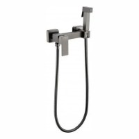 Смеситель с гигиеническим душем Grocenberg GB101N, графит