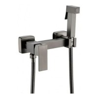 Смеситель с гигиеническим душем Grocenberg GB101N, графит