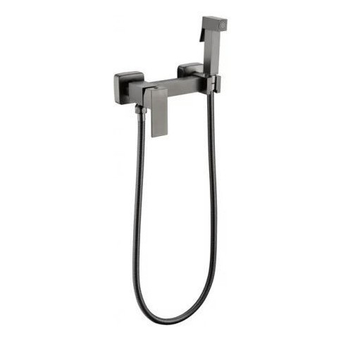 Смеситель с гигиеническим душем Grocenberg GB101N, графит