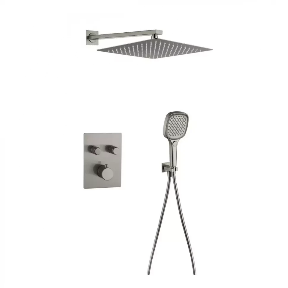 Душевая система скрытого монтажа Grocenberg GB5040, никель