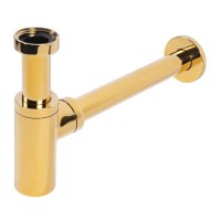 Сифон для раковины Grocenberg GB210, золото глянец