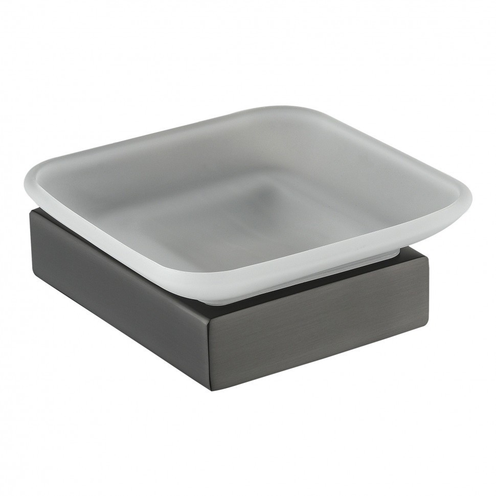 Настенная мыльница Grocenberg AC0023, графит