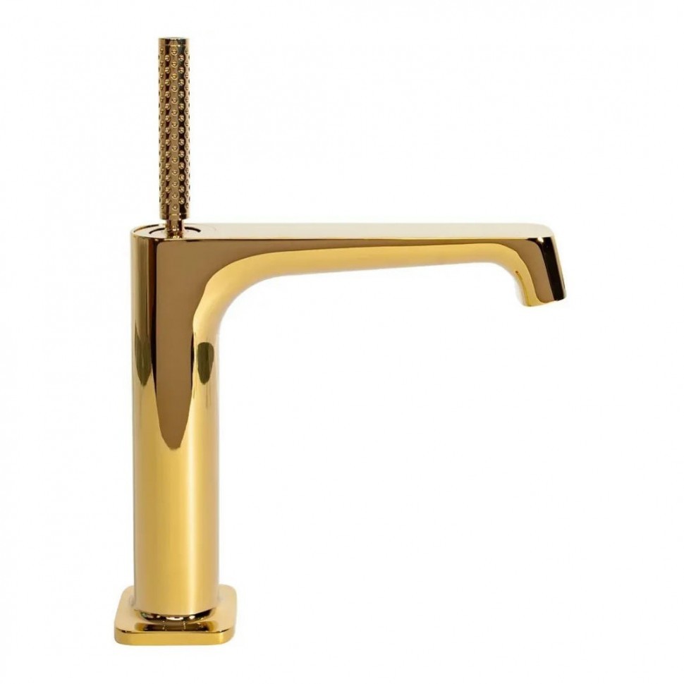 Смеситель для раковины Hansberge H1090, золото глянец