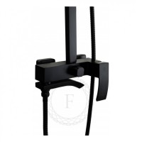 Душевая система FILARETE Waterfall FL2010, черный матовый