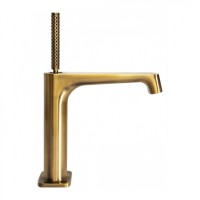 Смеситель для раковины Hansberge H1090, бронза