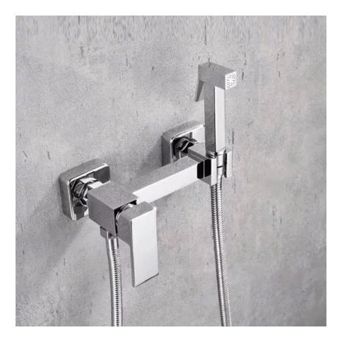 Смеситель с гигиеническим душем Grocenberg GB101N, хром