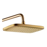 Душевая система с термостатом Grocenberg GB7038, матовое золото