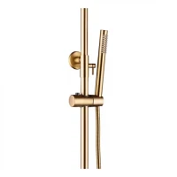 Душевая система с термостатом Grocenberg GB7038, матовое золото