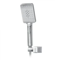 Смеситель для ванны с ручным душем Grocenberg GB8007, белый/хром