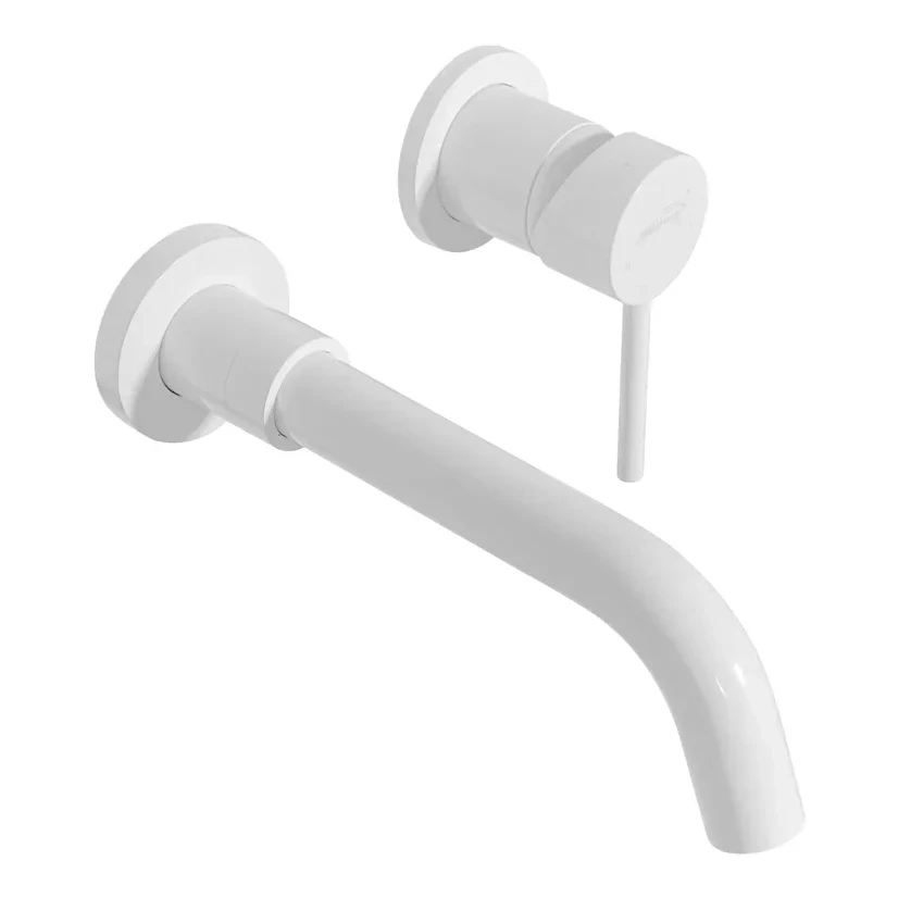 Смеситель встраиваемый для раковины Hansberge H211, белый