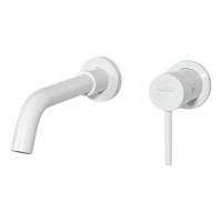 Смеситель встраиваемый для раковины Hansberge H211, белый