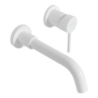 Смеситель встраиваемый для раковины Hansberge H211, белый