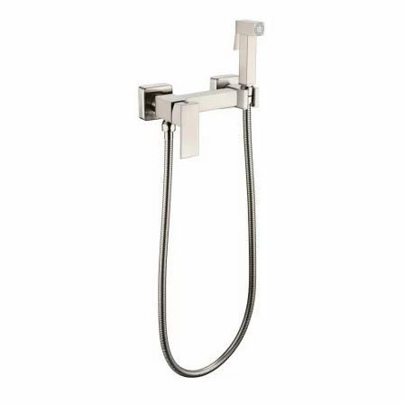 Смеситель с гигиеническим душем Grocenberg GB101N, никель