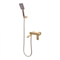 Смеситель для ванны с ручным душем Grocenberg GB8007, бронза