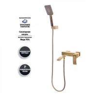 Смеситель для ванны с ручным душем Grocenberg GB8007, бронза