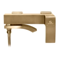 Смеситель для ванны с ручным душем Grocenberg GB8007, бронза