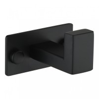 Полотенцедержатель одинарный Grocenberg AC0011, черный матовый