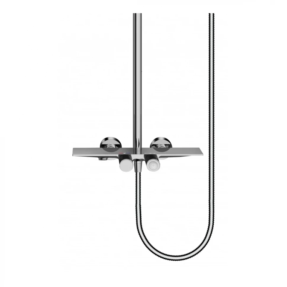 Душевая система с термостатом Grocenberg GB7038, хром