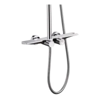 Душевая система с термостатом Grocenberg GB7038, хром