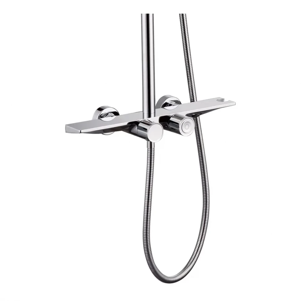 Душевая система с термостатом Grocenberg GB7038, хром