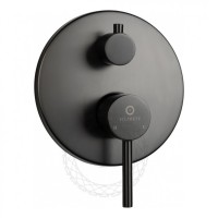 Душевая система скрытого монтажа FILARETE Roun FL1023, графит