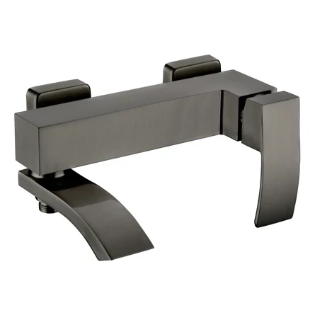 Смеситель для ванны с ручным душем Grocenberg GB8007, графит