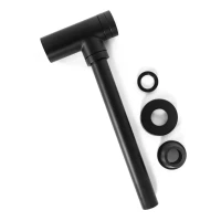 Сифон для раковины Hansberge H175, черный матовый