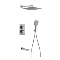 Душевая система скрытого монтажа Grocenberg GB5050, никель