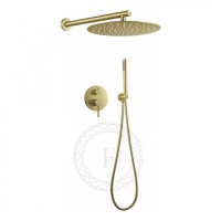 Душевая система скрытого монтажа FILARETE Roun FL1023, матовое золото