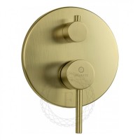 Душевая система скрытого монтажа FILARETE Roun FL1023, матовое золото